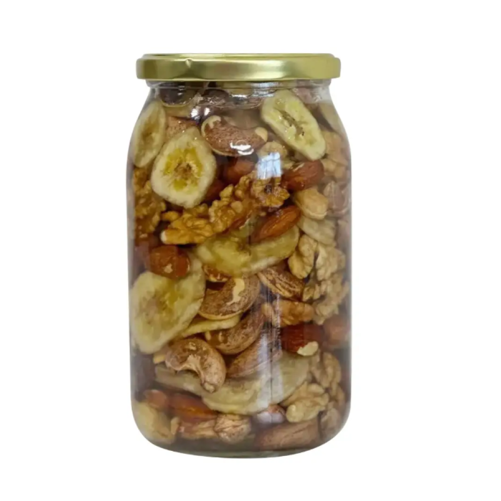 Асорті із сухофруктами з акацієвим медом 920мл/1150г