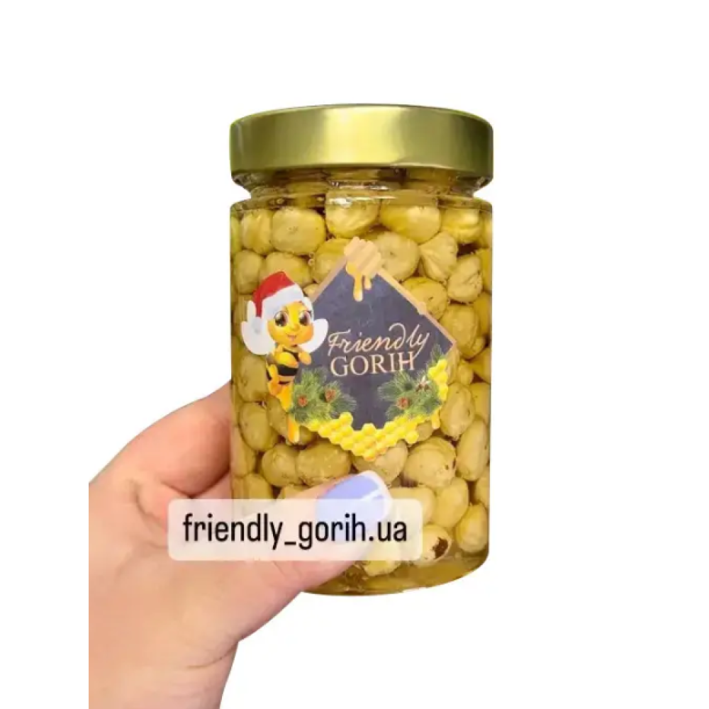 Фундук з акацієвим медом 370мл/450г