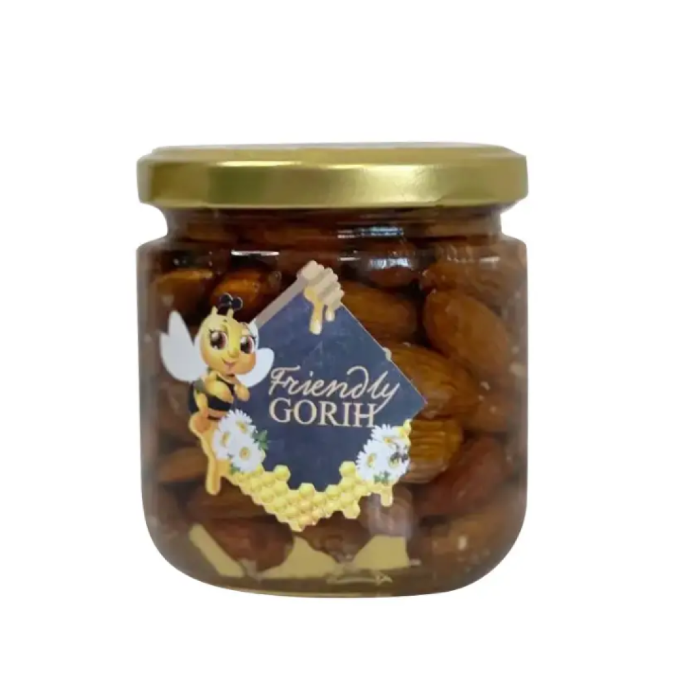 Мигдаль з акацієвим медом 200мл/250г