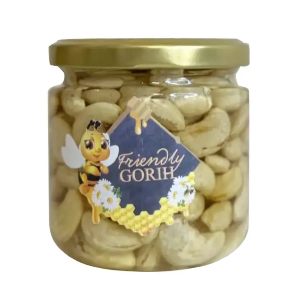 Кешью з акацієвим медом 200мл/250г