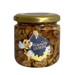 Волоський горіх з акацієвим медом 200мл/250г Волоський горіх з акацієвим медом 200мл/250г