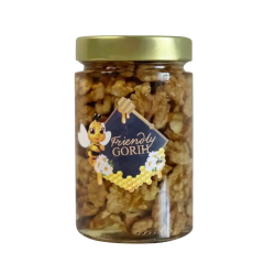 Волоський горіх з акацієвим медом 370мл/450г Волоський горіх з акацієвим медом 370мл/450г