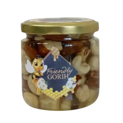 Горіхове асорті з акацієвим медом 200мл/250г