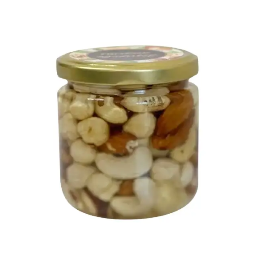 Горіхове асорті з акацієвим медом 200мл/250г