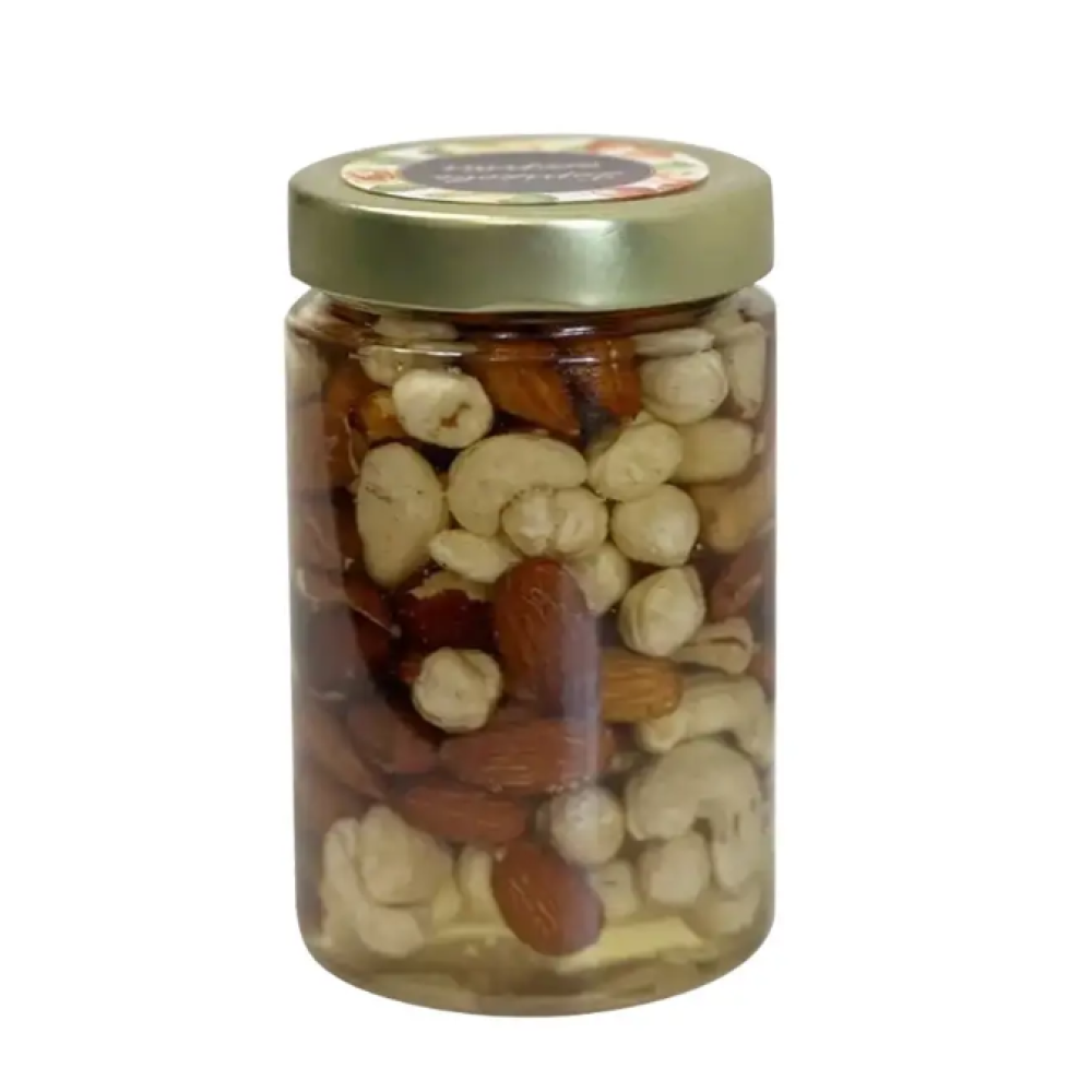 Горіхове асорті з акацієвим медом 370мл/450г