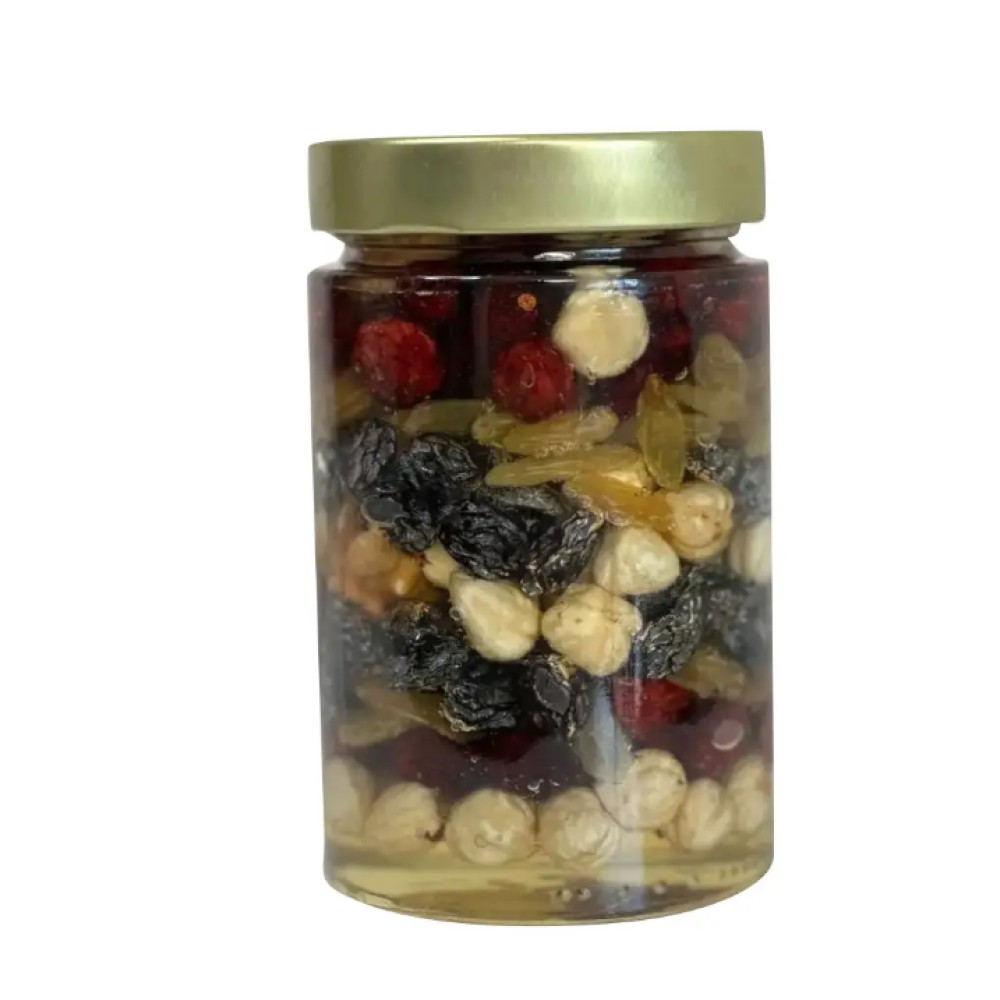 Асорті з сухофруктами з акацієвим медом 370мл/450г