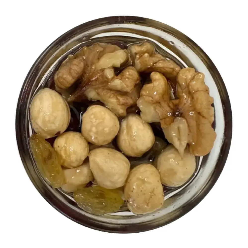 Асорті з сухофруктами з акацієвим медом 370мл/450г