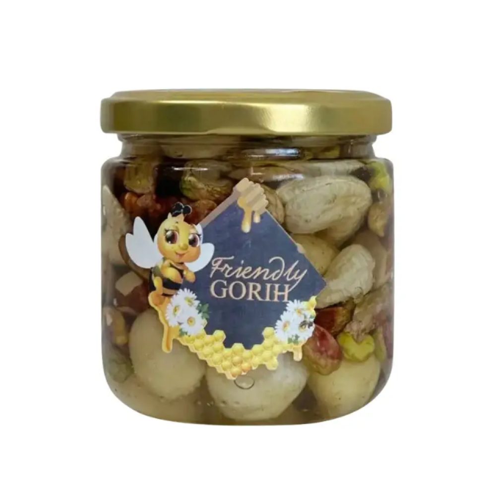 Асорті LUXURY з акацієвим медом 200мл/250г