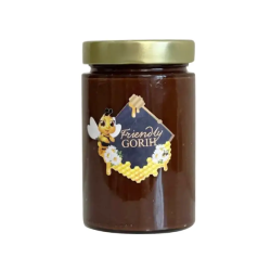 Крем мед “Шоколадний з горішками“ 370мл/520г