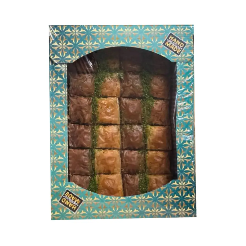 Пахлава асорті з какао, волоським горіхом і фісташкою Amanti 500г