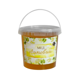 Мед липовий урожай 2024 1000мл/1л/1,4кг Мед липовий урожай 2024 1000мл/1л/1,4кг