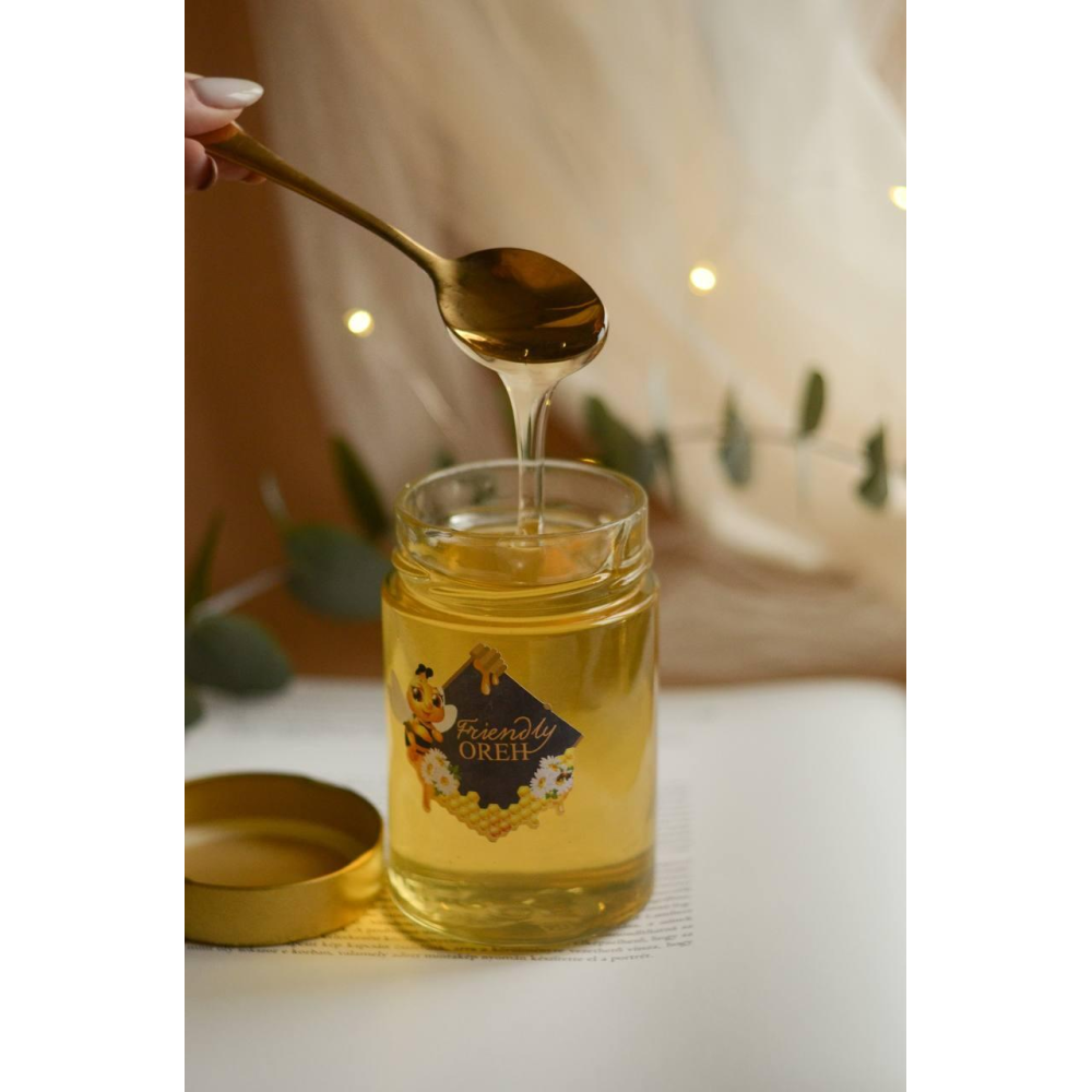 Мед акаційний врожай 2024 року 370 мл/520г