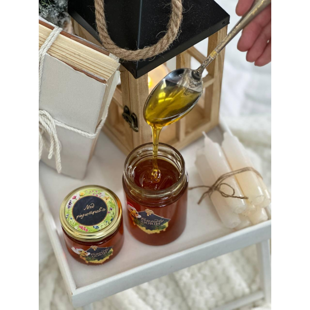 Мед різнотрав“я врожай 2024 370 мл/520г