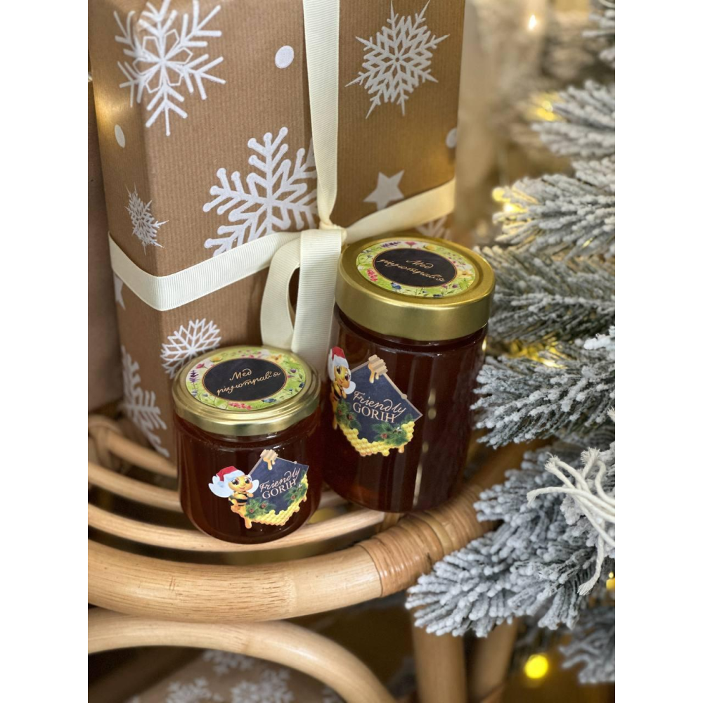 Мед різнотрав“я врожай 2024 370 мл/520г