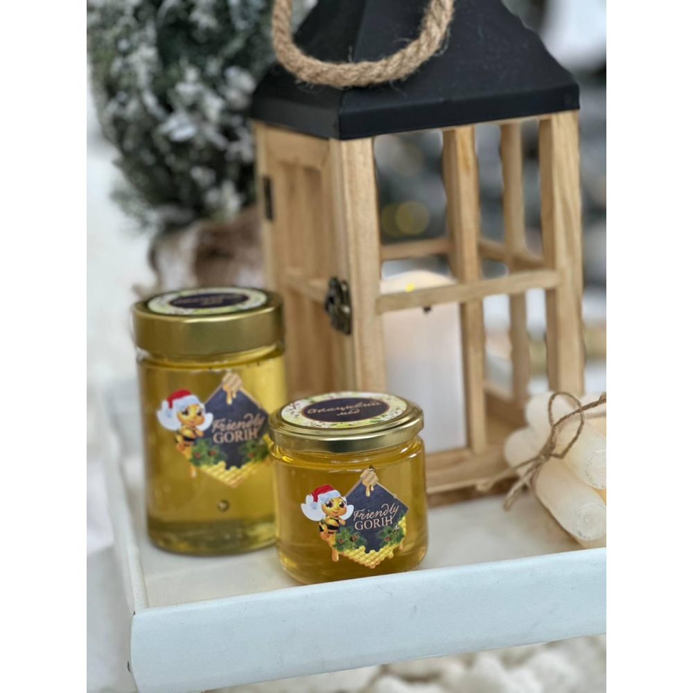 Мед акаційний врожай 2024 року 200 мл/280г