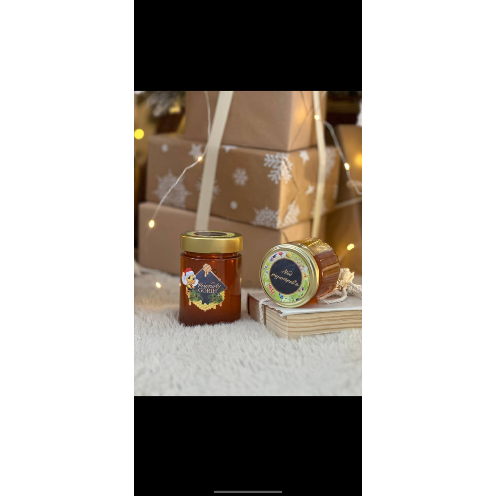 Мед різнотрав“я врожай 2024 року 200мл/250г